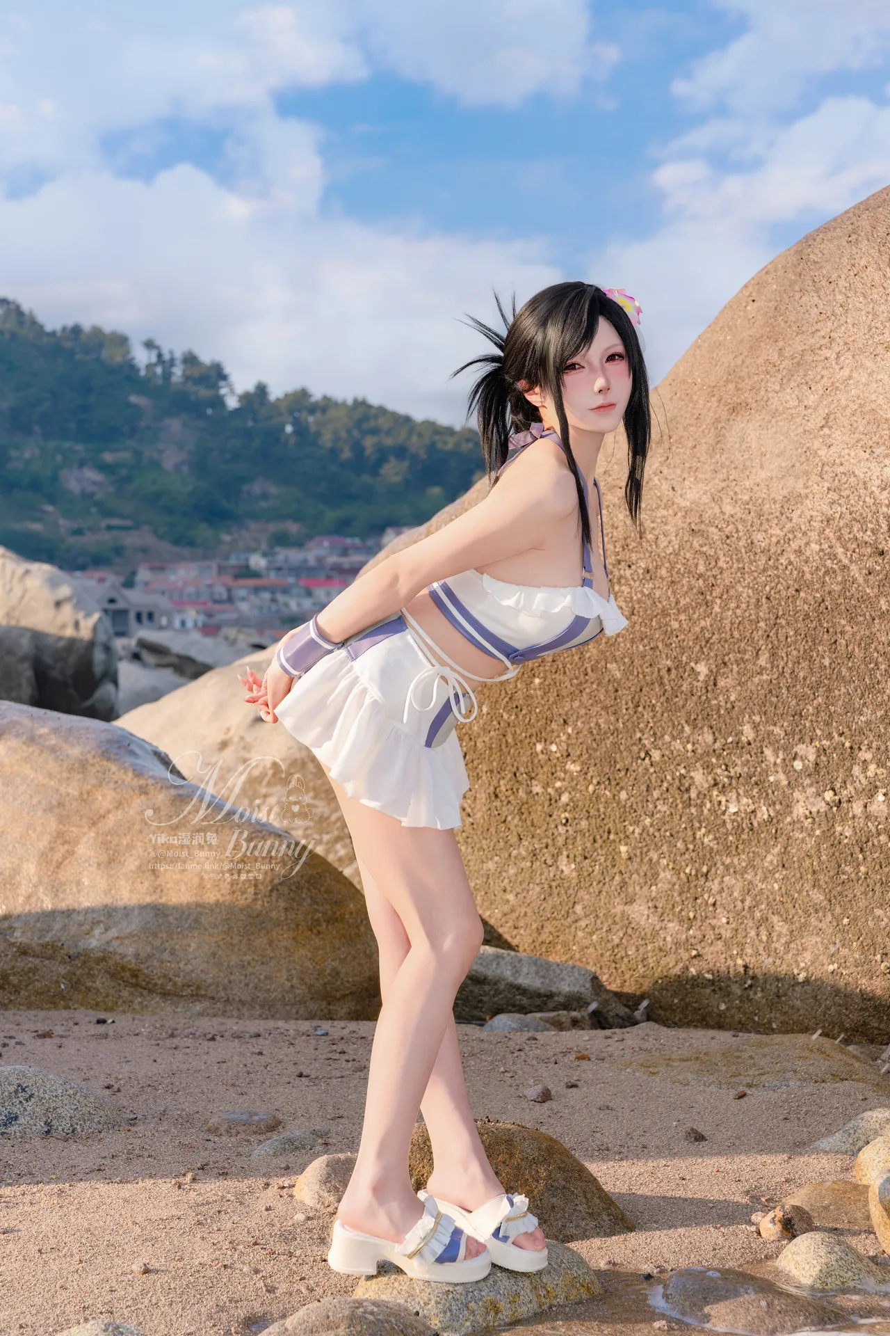 Yiko湿润兔 - 2025泳装限定作 海边假日 蒂法 (最终幻想)-erohere56.webp